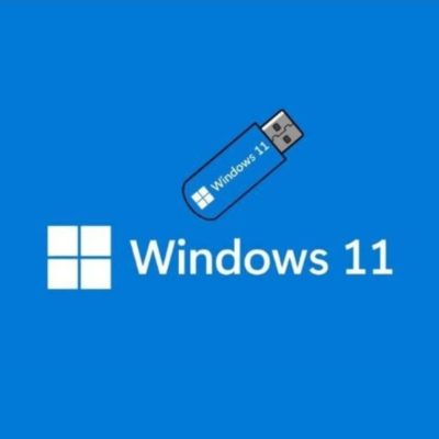 Windows 11 USB Bootable Flash Drive 16GB Install Recovery Repair ພຽງແຕ່ໂຕລົງຂອງແທ້ ບໍ່ມີຄີ