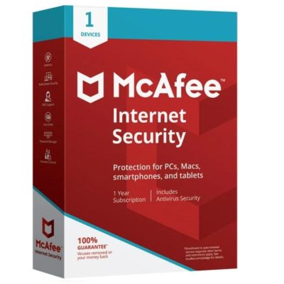 McAfee 2025 AntiVirus 1 Device 1 Year licence